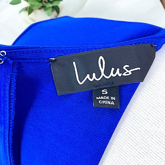 NEW Lulus Creme de la Creme Royal Blue Trumpet Hem Bodycon Midi Dress - Picture 15 of 16